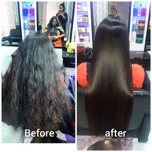 hair Straighting